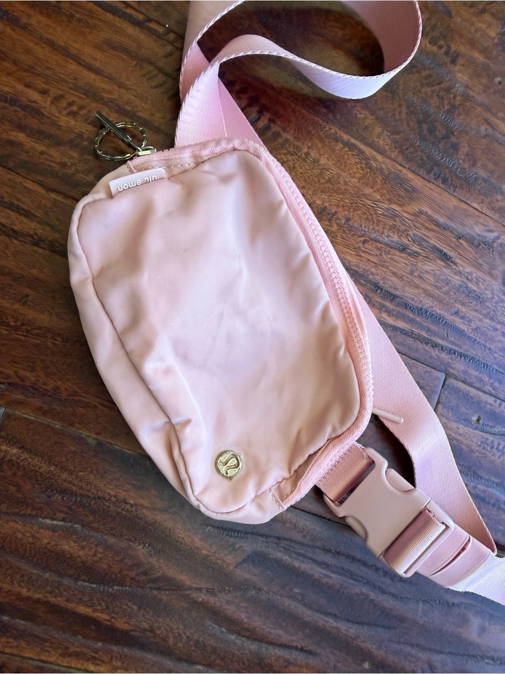 lululemon athletica Blush Pink Crossbody Belt Bag
